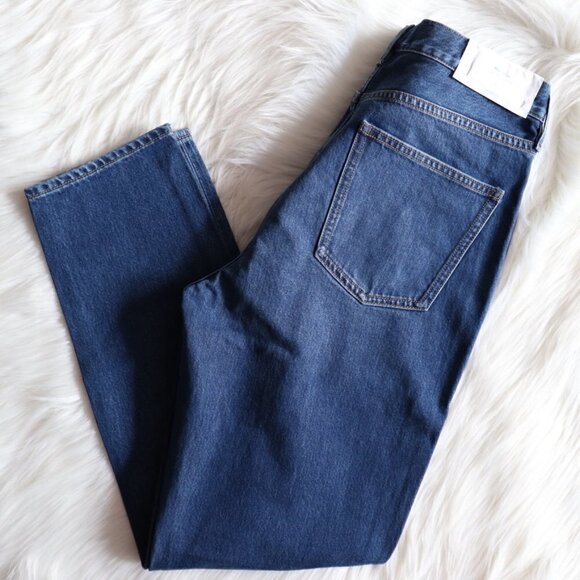 NEW Anthropologie M.i.H High Rise Dark Wash Slim Jeans Size 29 - Picture 3 of 8